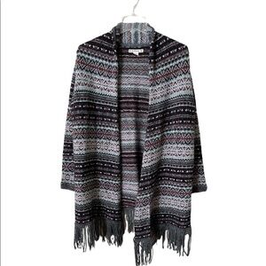 Ruff Hewn Open Cardigan Wool Alpaca Mohair Blend size Petite Large